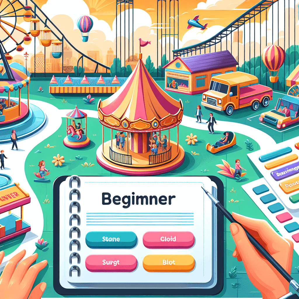 娛樂城新手教學, professional blog illustration, high quality, suitable for blog post, no text or watermarks