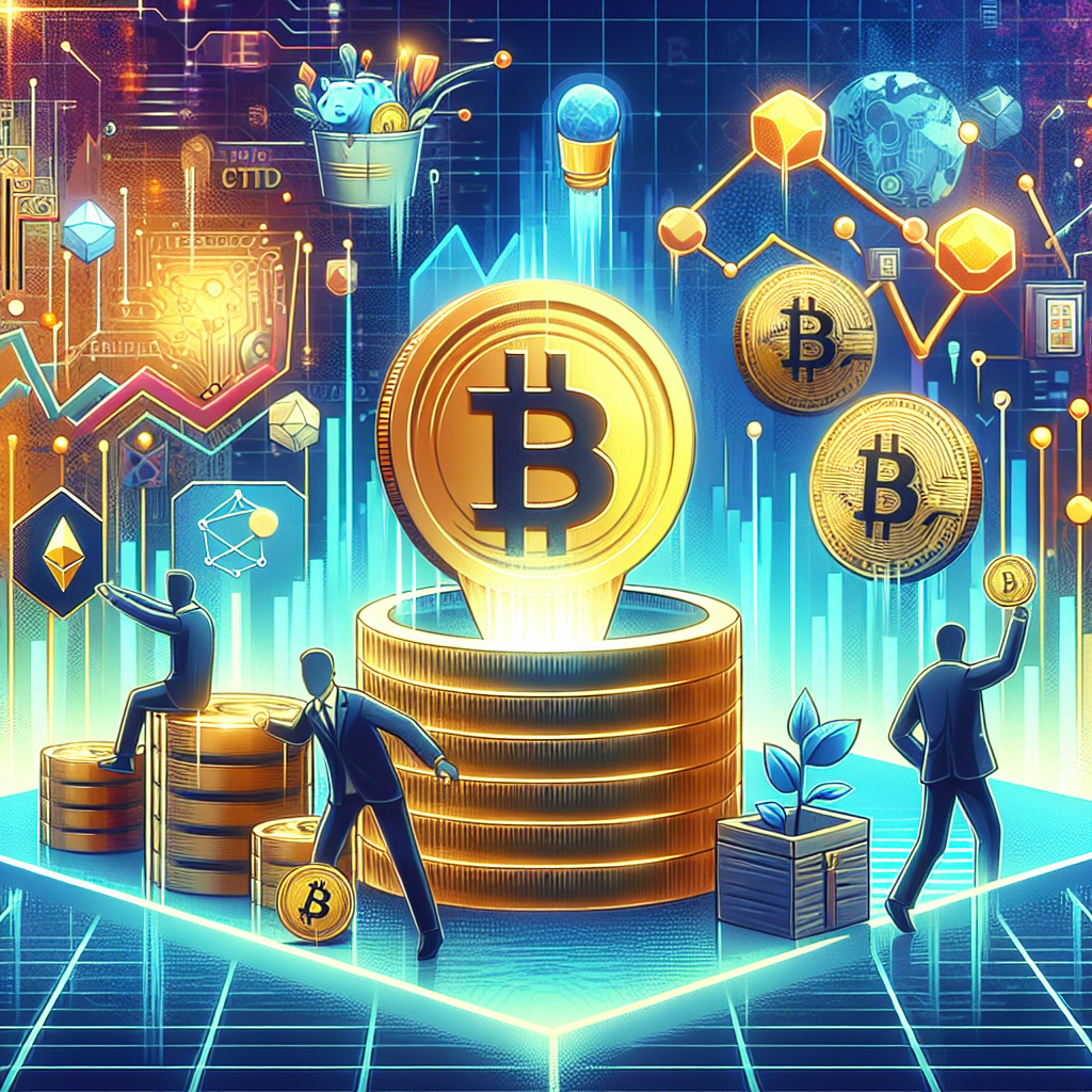 數位資產投資聖經 比特幣、區塊鏈、nft及其他數位資產的實用易懂指南, modern digital art style, high quality, suitable for blog post, no text or watermarks