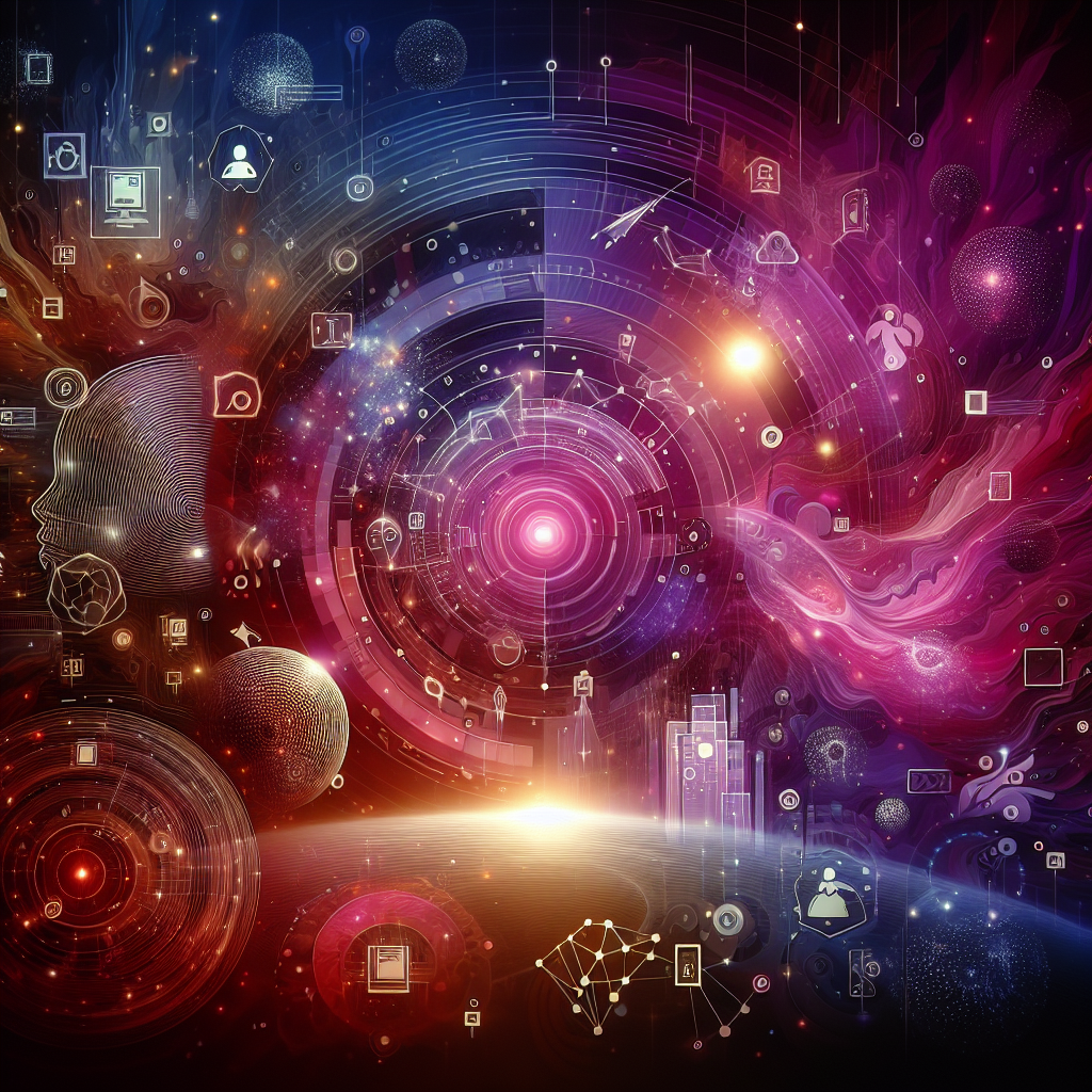 元宇宙官网, professional blog illustration, high quality, suitable for blog post, no text or watermarks