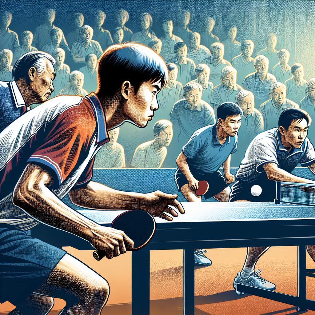 桌球賽事投注, professional blog illustration, high quality, suitable for blog post, no text or watermarks