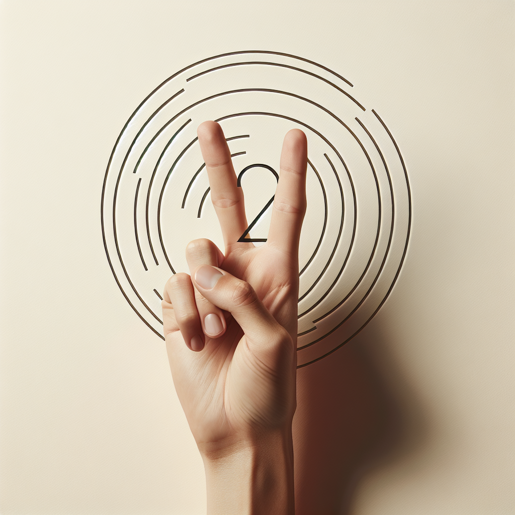 21點手勢, clean and minimalist design, high quality, suitable for blog post, no text or watermarks