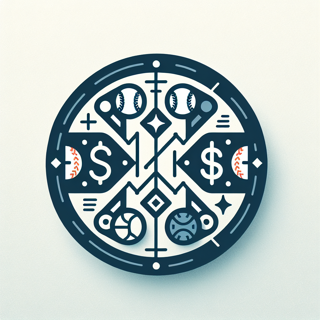 棒球投注策略, clean and minimalist design, high quality, suitable for blog post, no text or watermarks
