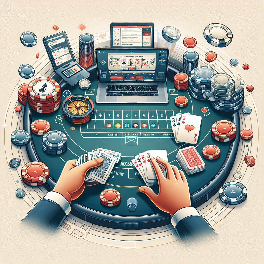 百家樂軟件, professional blog illustration, high quality, suitable for blog post, no text or watermarks