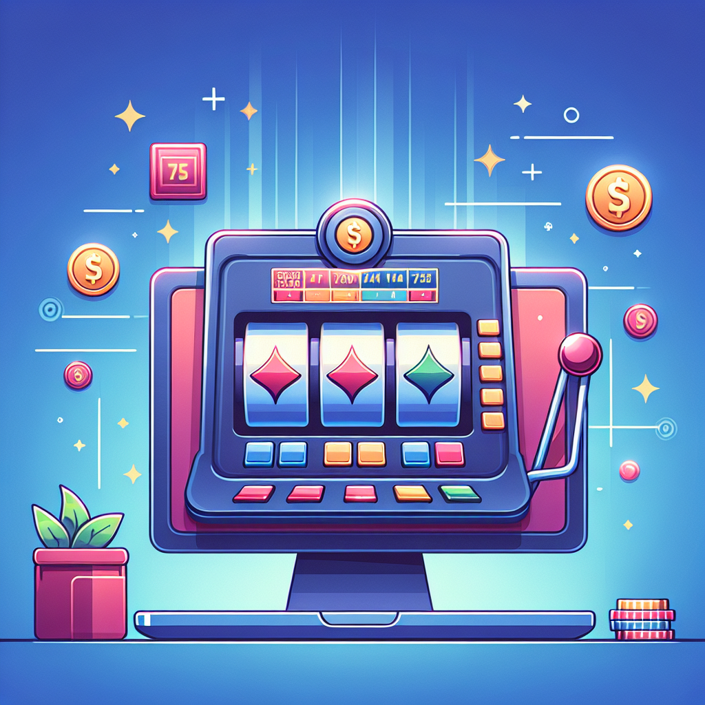 線上老虎機, professional blog illustration, high quality, suitable for blog post, no text or watermarks