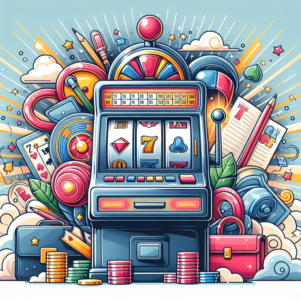 老虎機 英文, professional blog illustration, high quality, suitable for blog post, no text or watermarks