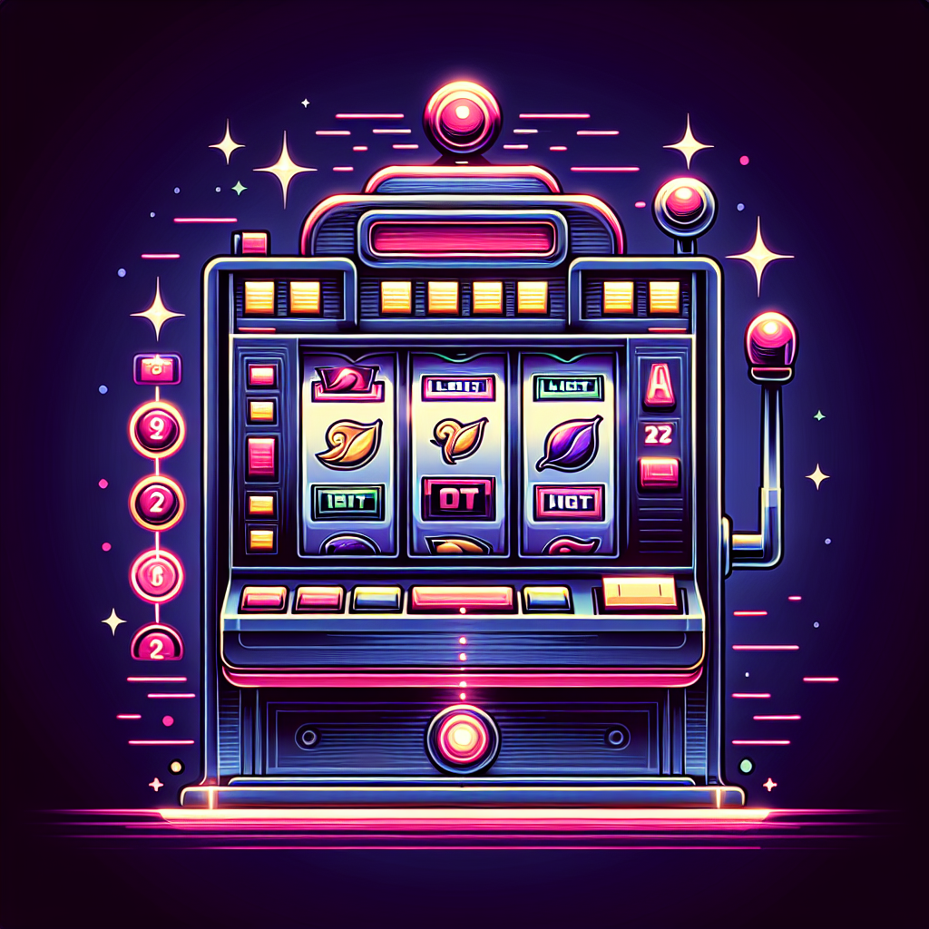 老虎機 英文, modern digital art style, high quality, suitable for blog post, no text or watermarks
