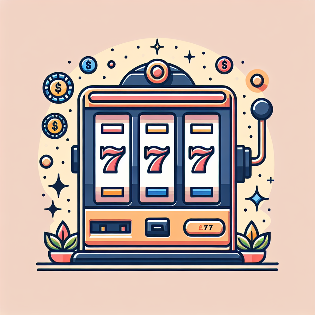 老虎機概率, clean and minimalist design, high quality, suitable for blog post, no text or watermarks