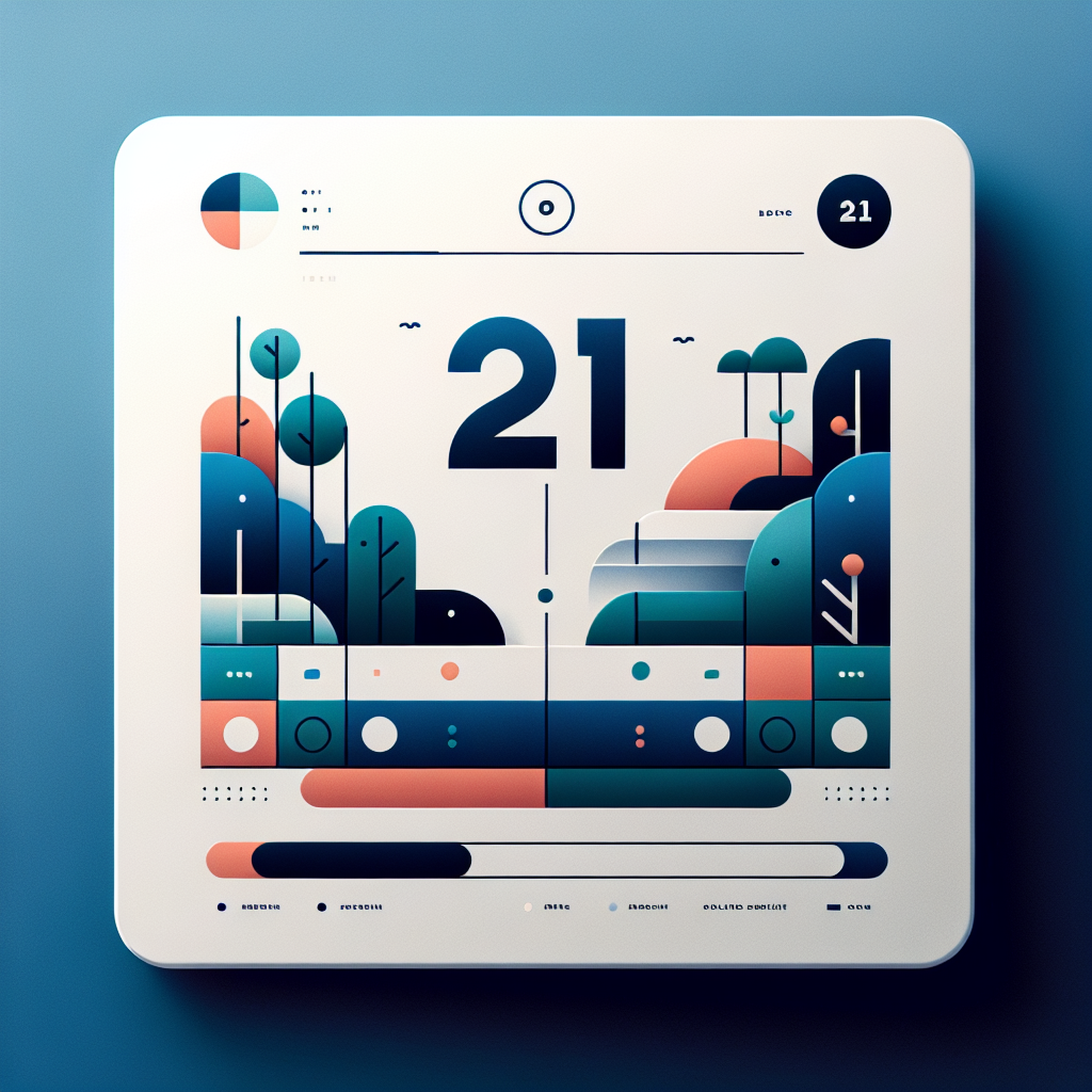 21點玩法, clean and minimalist design, high quality, suitable for blog post, no text or watermarks