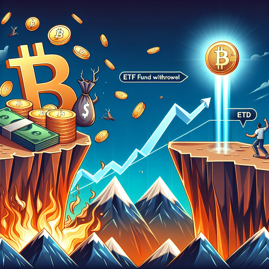 比特幣為何觸及10.3萬美元？本週百億爆倉引發ETF資金大撤出, professional blog illustration, high quality, suitable for blog post, no text or watermarks