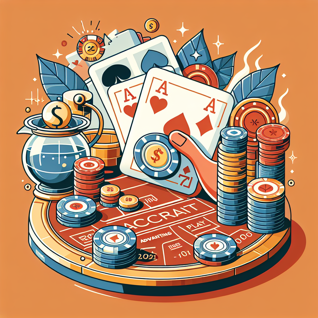 百家樂打水套利, professional blog illustration, high quality, suitable for blog post, no text or watermarks