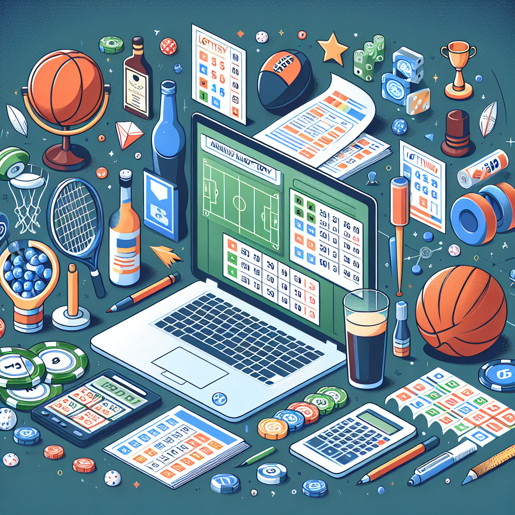 運動彩券分析, professional blog illustration, high quality, suitable for blog post, no text or watermarks